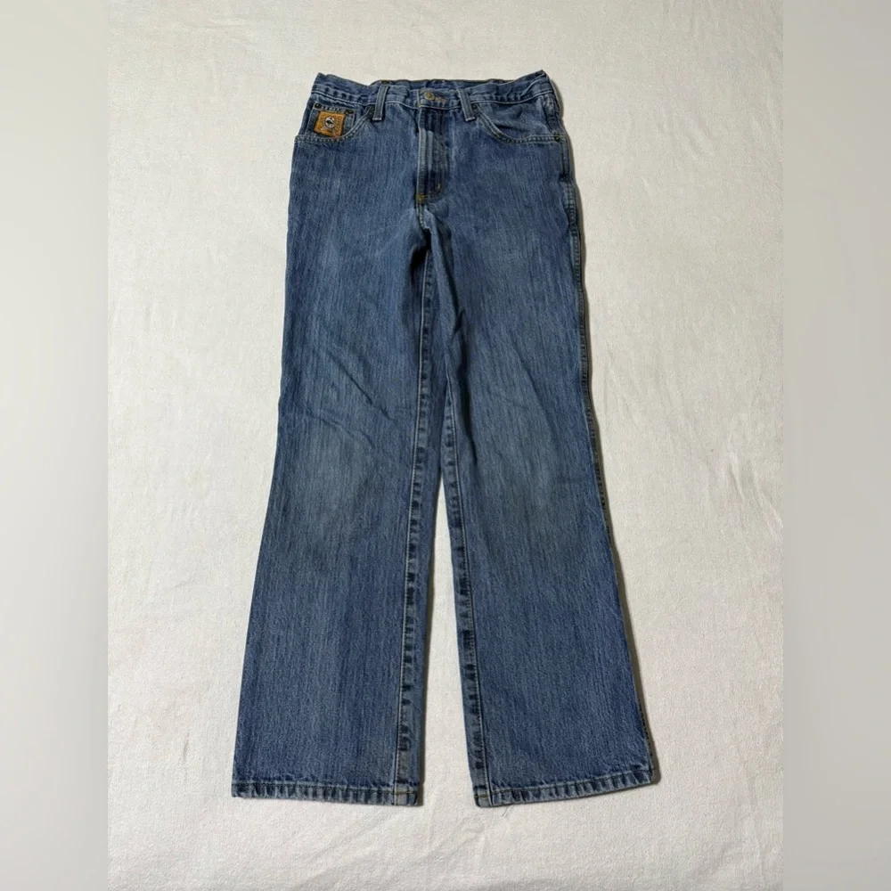 Cinch Jeans Mens 27x28 Gold‎ Label Bootcut Western Wear *Stained
